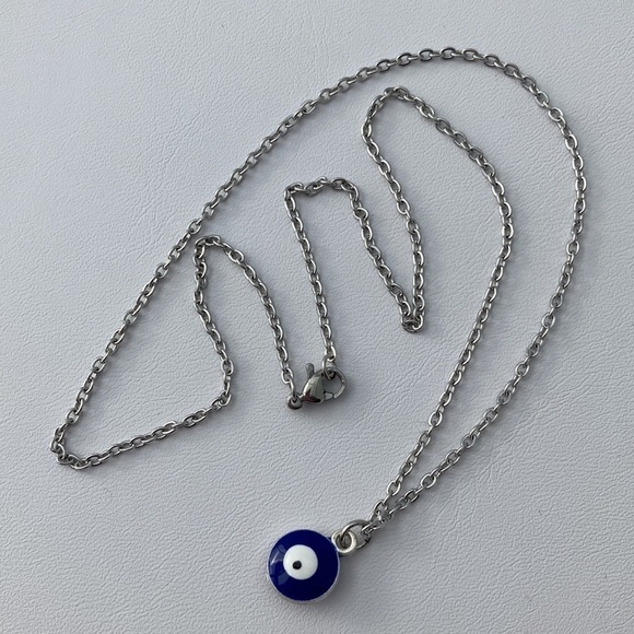 EVIL Eye Stainless Steel Necklace - Picture 10 of 10